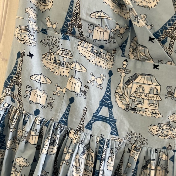 Small Bernie Dexter Eiffel Tower print dress - Picture 2 of 3